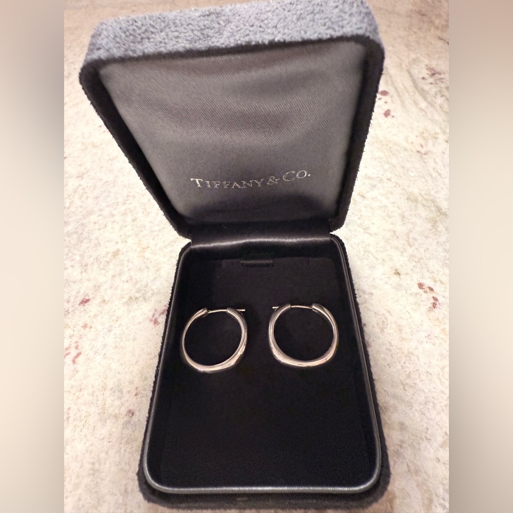 Tiffany & Co. Silver Hoop Earrings